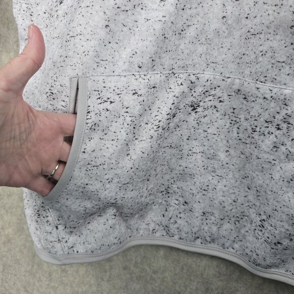 Aztec Print Sleeves Womens Lightweight Hoodie With Kangaroo Pocket - Picture 3 of 7